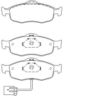 Ford Remblokken set 2307104