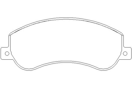 Ford Remblokken set 2448401