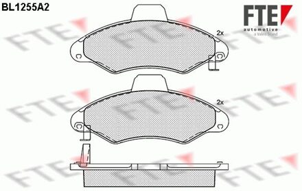 Ford Remblokken set BL1255A2