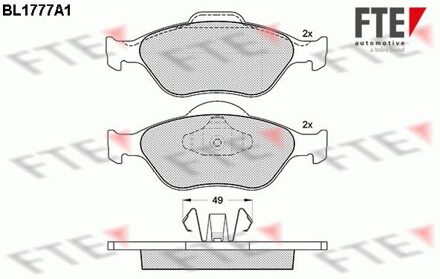 Ford Remblokken set BL1777A1