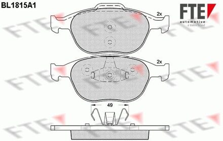 Ford Remblokken set BL1815A1