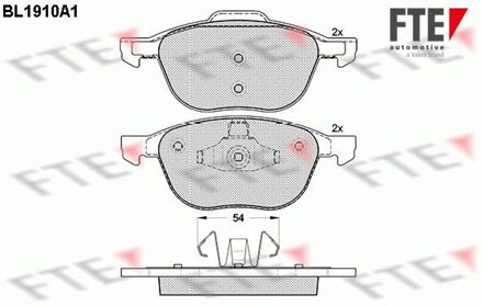Ford Remblokken set BL1910A1