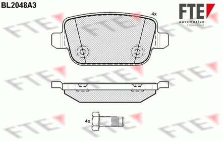 Ford Remblokken set BL2048A3