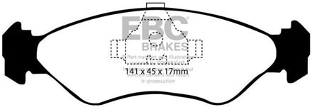 Ford Remblokkenset EBC Ultimax2 DP769 DP769