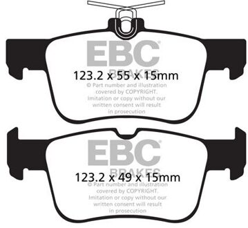 Ford Remblokkenset EBC Ultimax2 DPX2160 DPX2160