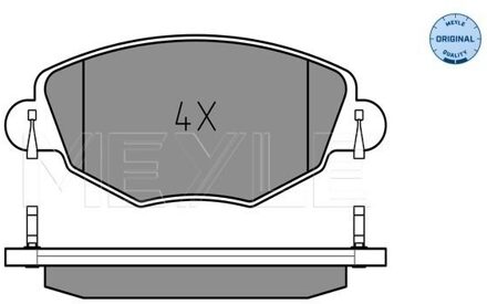 Ford Remblokkenset, schijfrem 0252327918