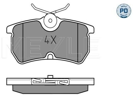 Ford Remblokkenset, schijfrem 0252335314PD