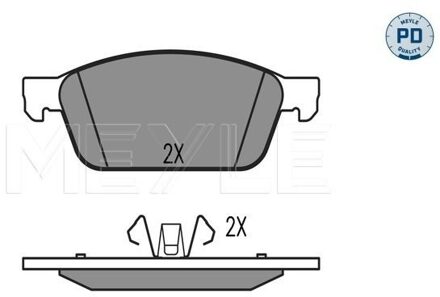 Ford Remblokkenset, schijfrem 0252573618PD