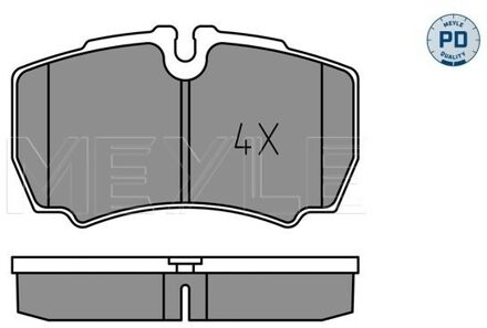 Ford Remblokkenset, schijfrem 0252912320PD