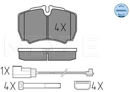 Ford Remblokkenset, schijfrem 0252912320W