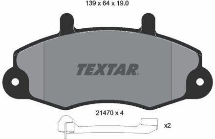 Ford Remblokkenset, schijfrem 2147002
