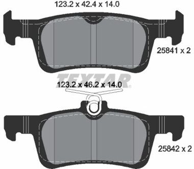 Ford Remblokkenset, schijfrem 2584104