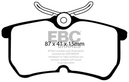 Ford Remblokkenset, schijfrem DP1218