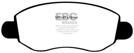 Ford Remblokkenset, schijfrem DP1297