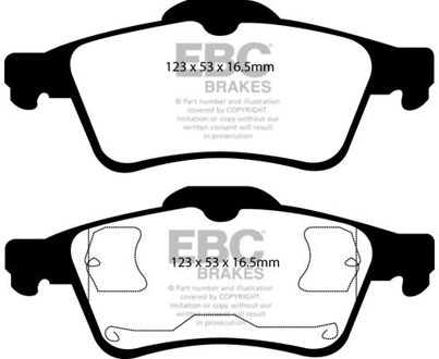 Ford Remblokkenset, schijfrem DP1354