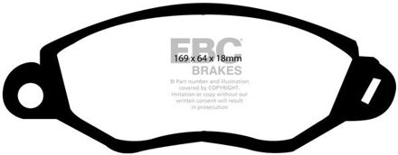 Ford Remblokkenset, schijfrem DP1367