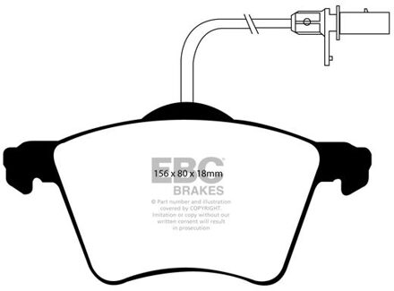 Ford Remblokkenset, schijfrem DP1368