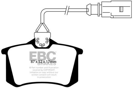 Ford Remblokkenset, schijfrem DP1412