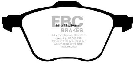 Ford Remblokkenset, schijfrem DP1413