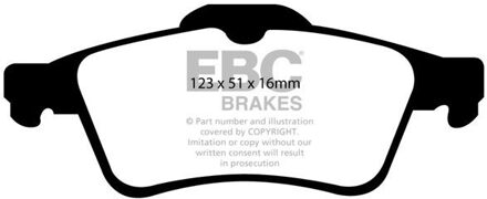 Ford Remblokkenset, schijfrem DP1448