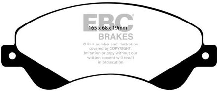 Ford Remblokkenset, schijfrem DP1916