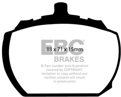Ford Remblokkenset, schijfrem DP240