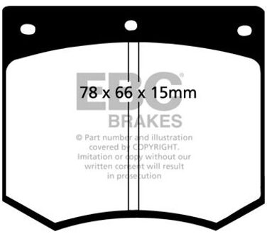 Ford Remblokkenset, schijfrem DP291