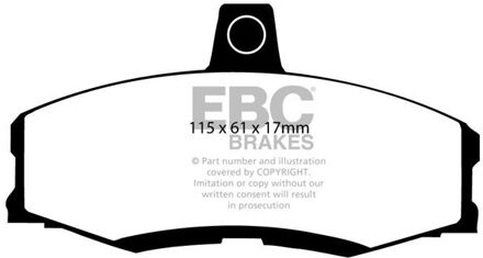 Ford Remblokkenset, schijfrem DP438