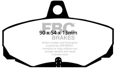 Ford Remblokkenset, schijfrem DP617