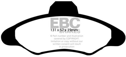 Ford Remblokkenset, schijfrem DP837