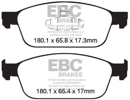 Ford Remblokkenset, schijfrem DPX2145