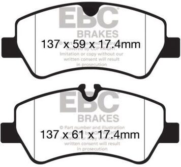 Ford Remblokkenset, schijfrem DPX2152