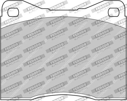 Ford Remblokkenset, schijfrem FCP399R