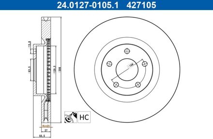 Ford Remschijf 24012701051