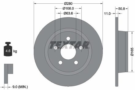 Ford Remschijf 92326403