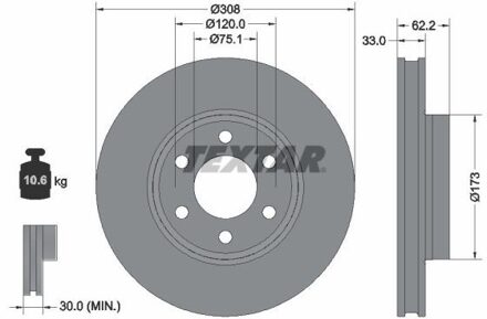Ford Remschijf 92352603