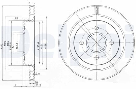 Ford Remschijf BG2758
