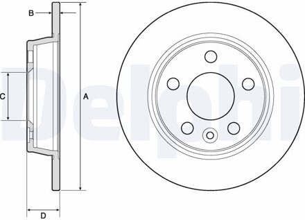 Ford Remschijf BG3026