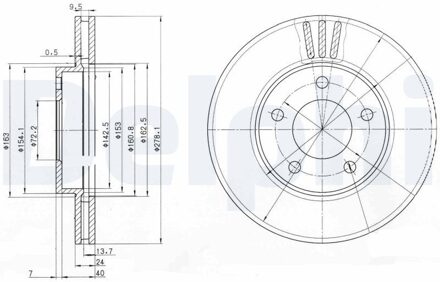 Ford Remschijf BG3792