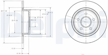 Ford Remschijf BG3873