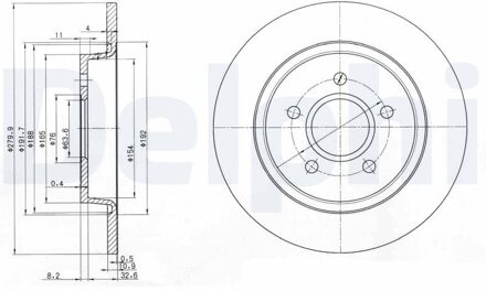 Ford Remschijf BG3897C