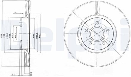 Ford Remschijf BG4056C