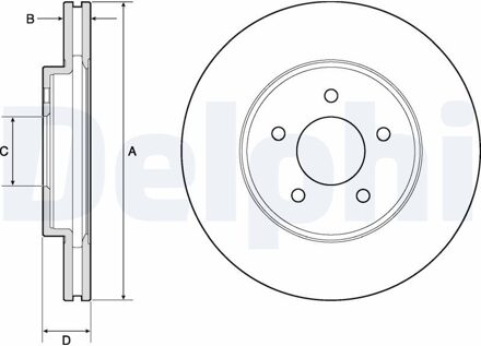 Ford Remschijf BG4120