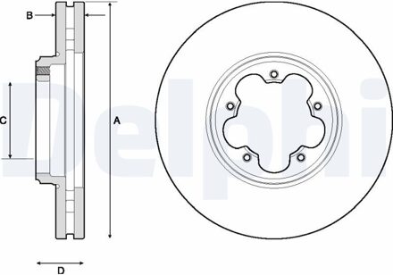 Ford Remschijf BG9150