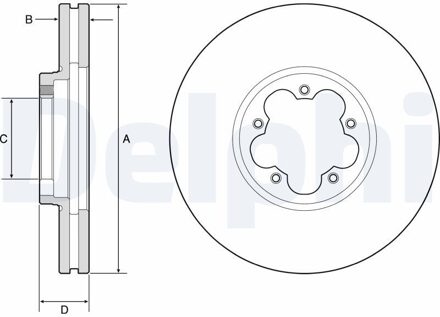 Ford Remschijf BG9176C