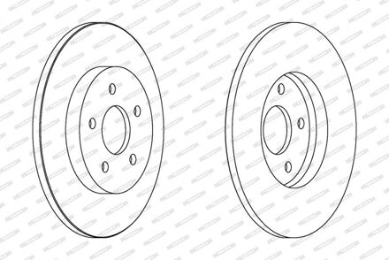 Ford Remschijf DDF1126C