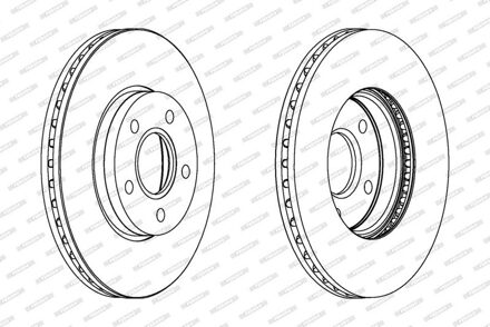 Ford Remschijf DDF1222C