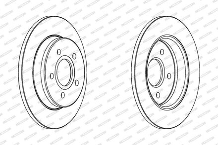 Ford Remschijf DDF1226C