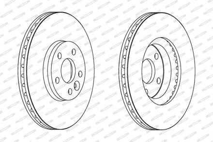 Ford Remschijf DDF1567C