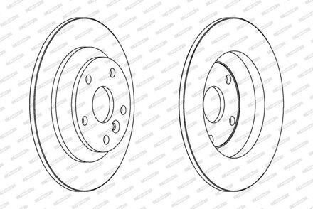 Ford Remschijf DDF1616C